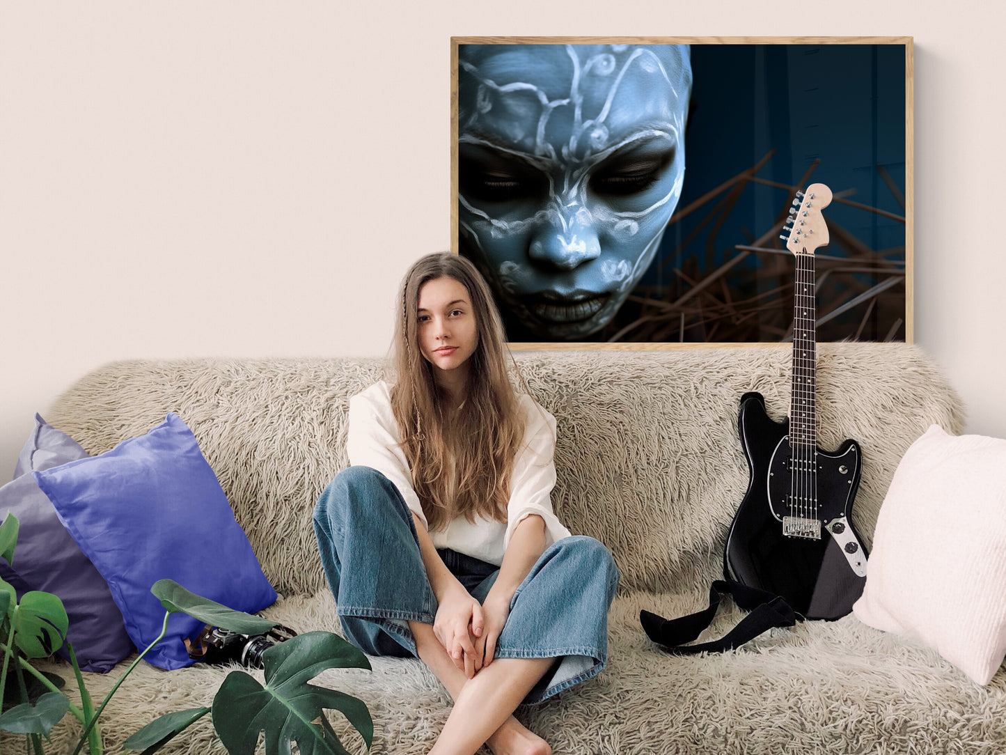 Blue Face