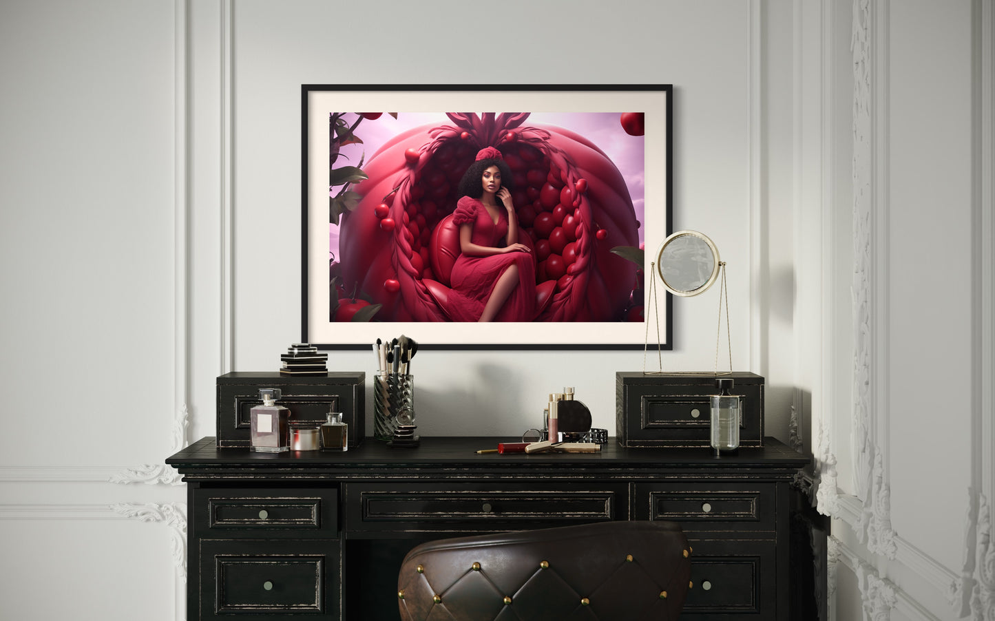 Burgundy Lady