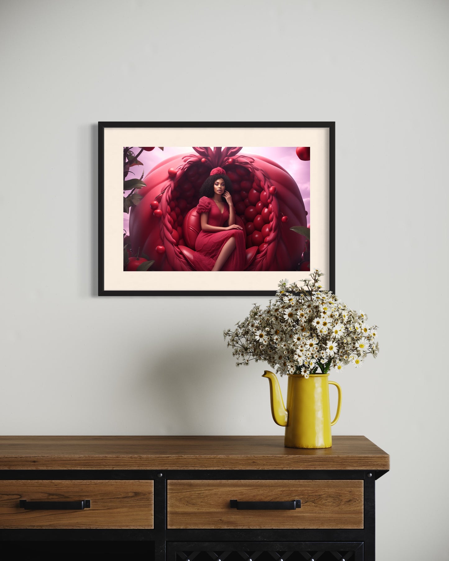 Burgundy Lady