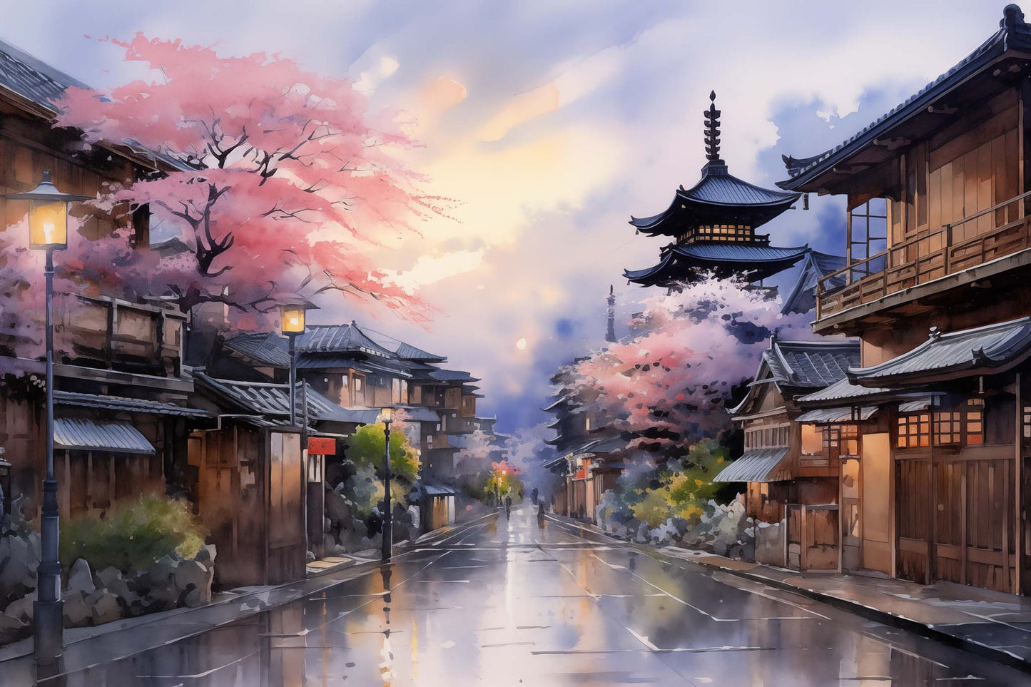 Kyoto's Sakura Dusk