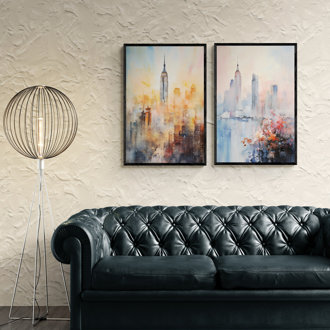 New York's Blushing Skyline