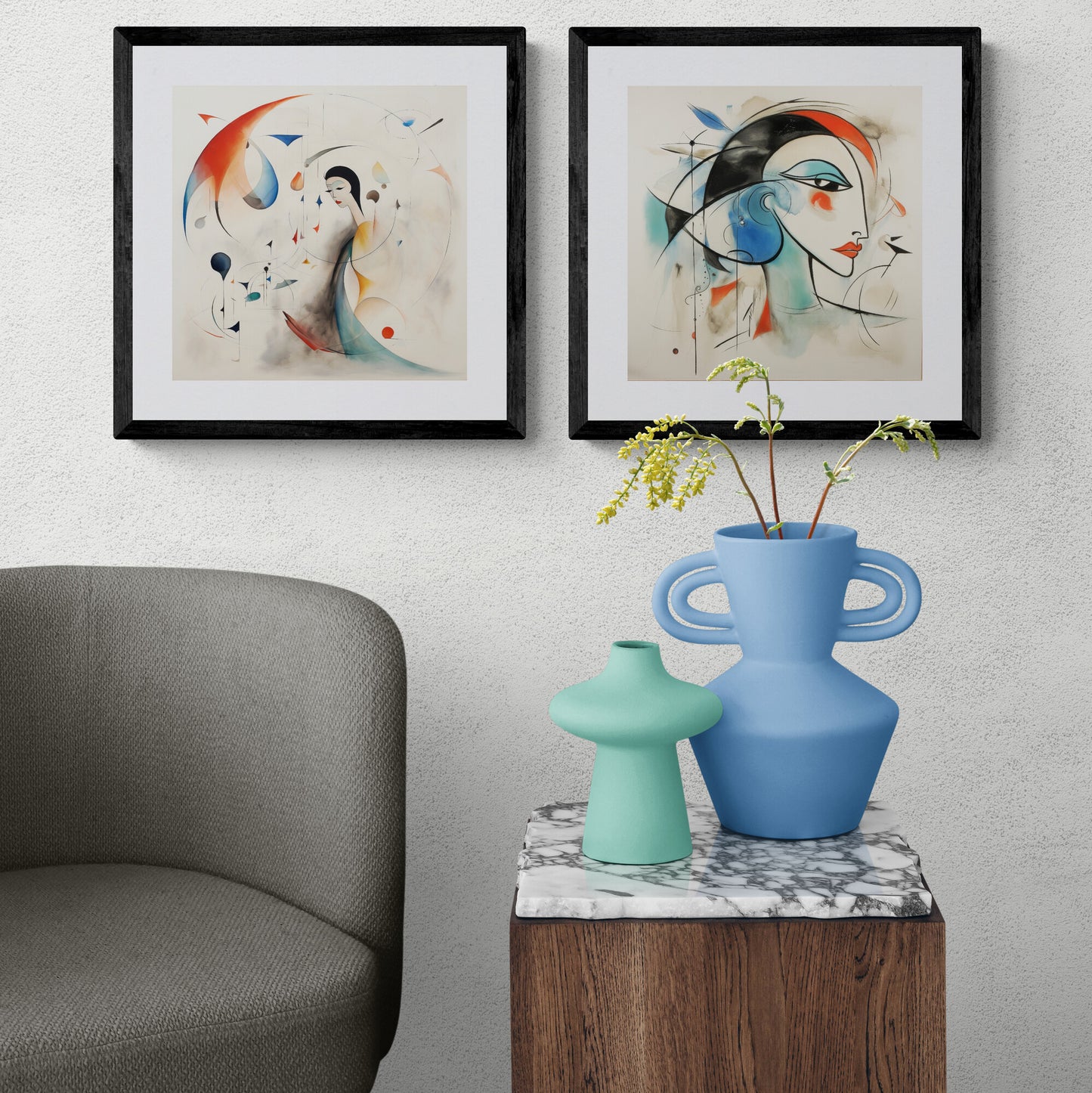 Flight of Colors and Forms