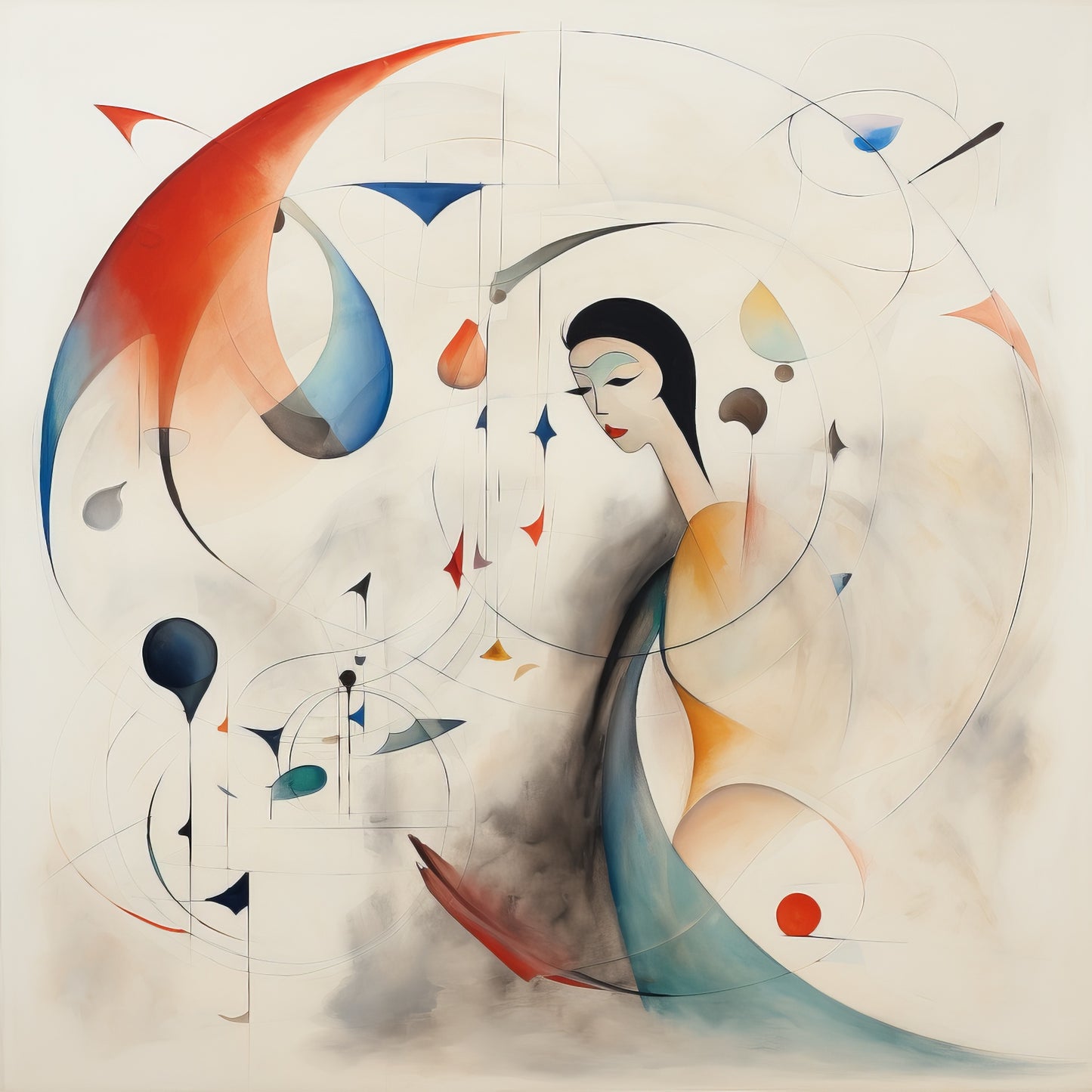 Flight of Colors and Forms