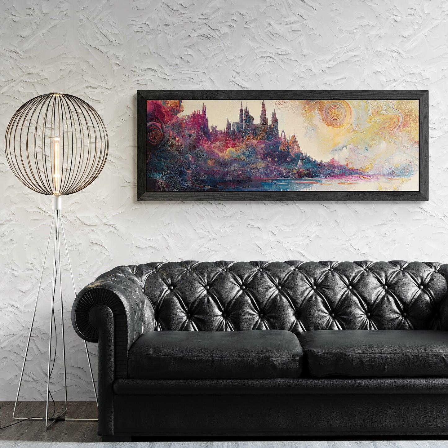 Gaudi Castle over Lake