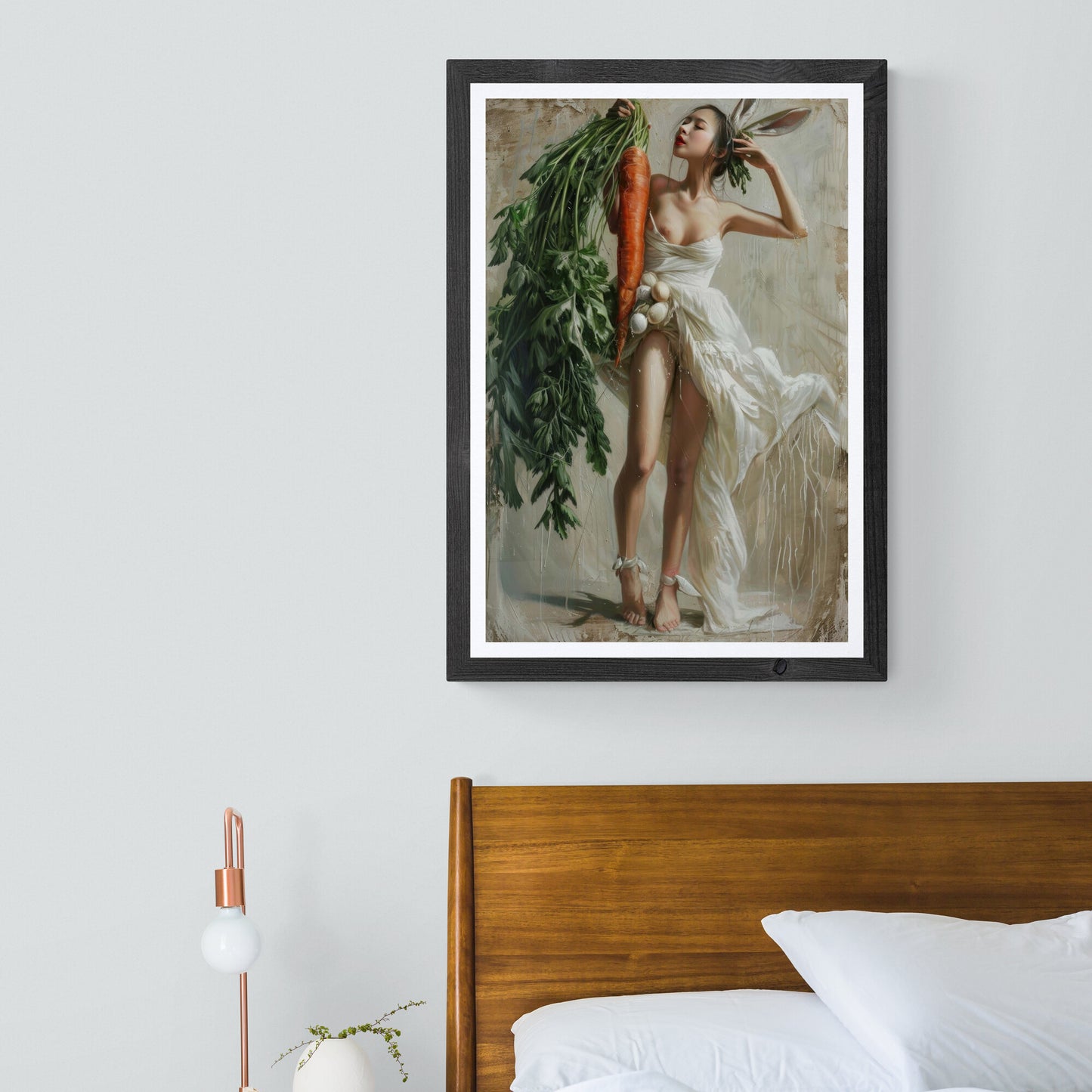 Wandkunst Bunny Baroque
