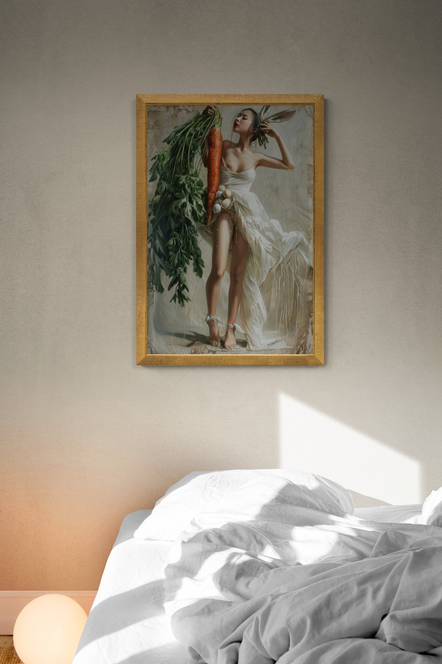 Wandkunst Bunny Baroque