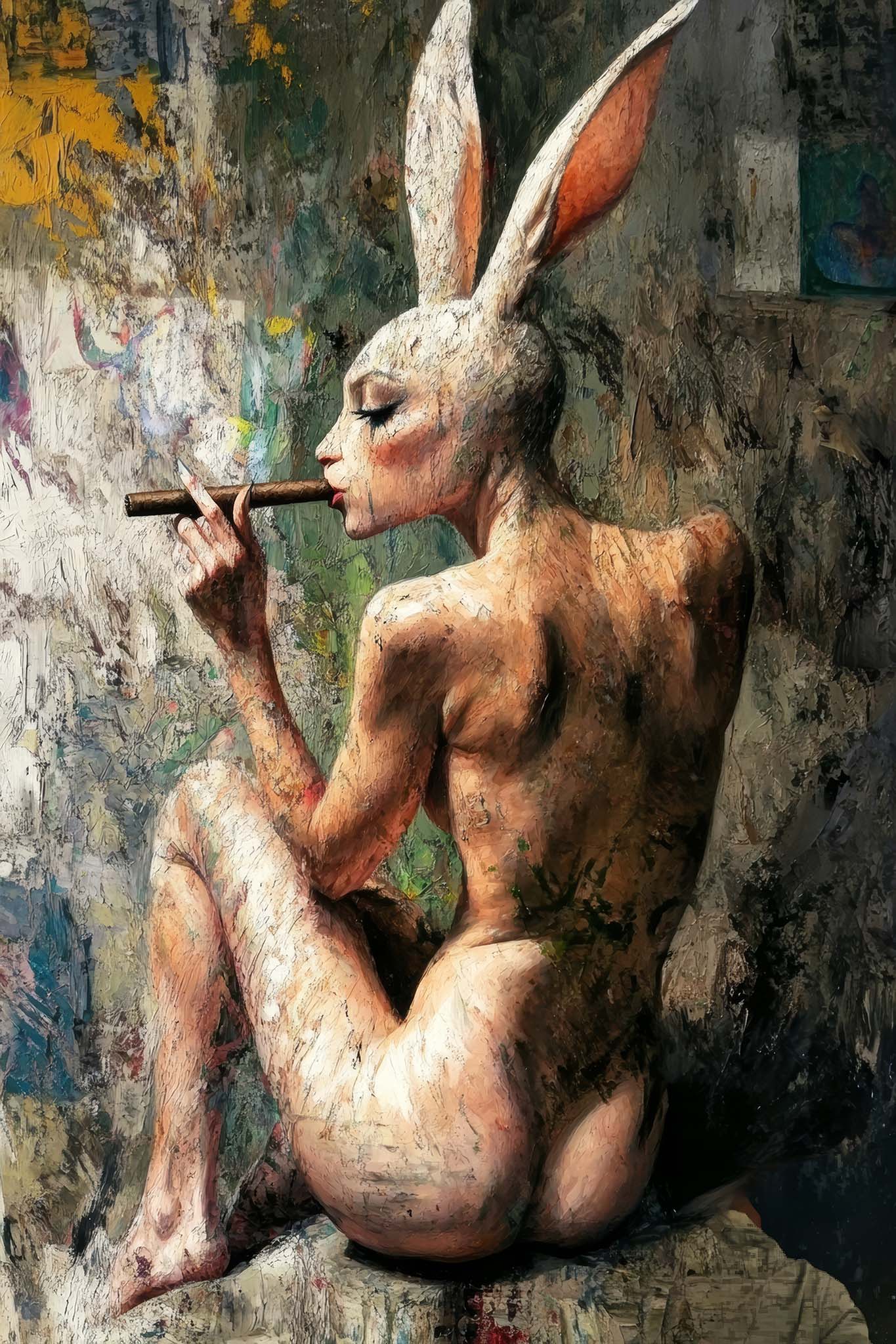 Smoking Bunny
