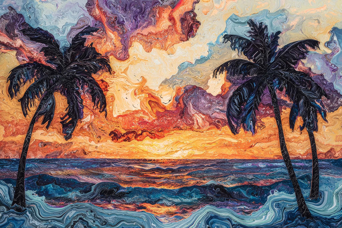 Tropical Sunset Blaze