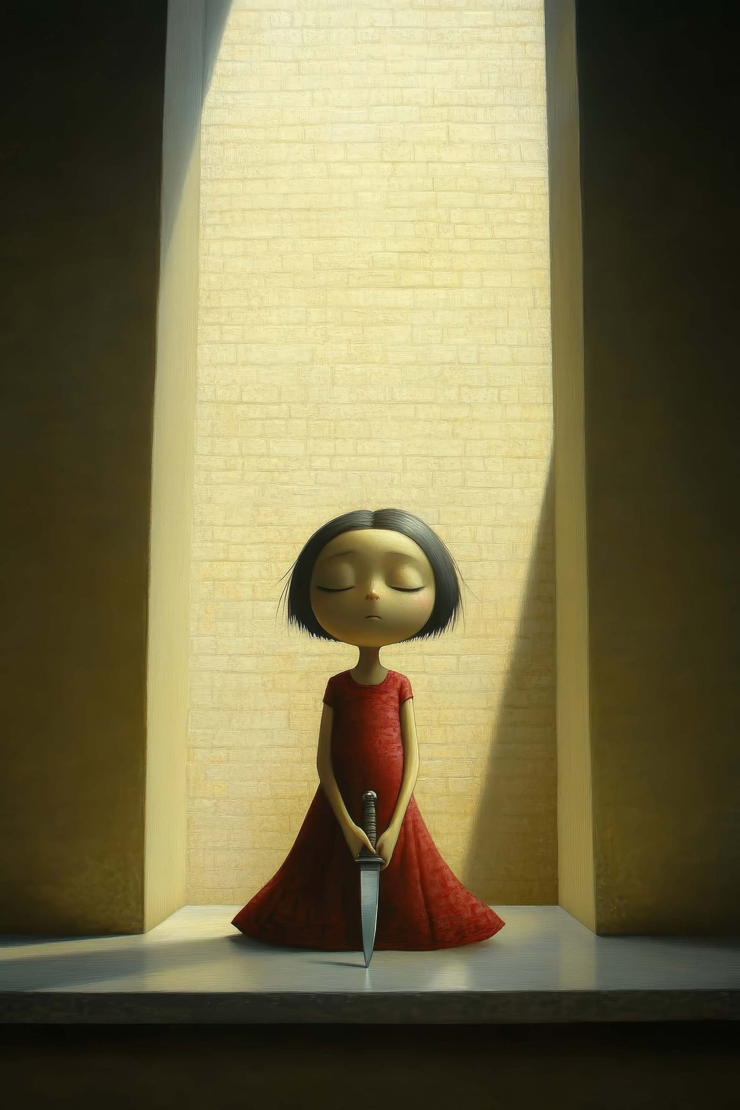 Girl with Knife