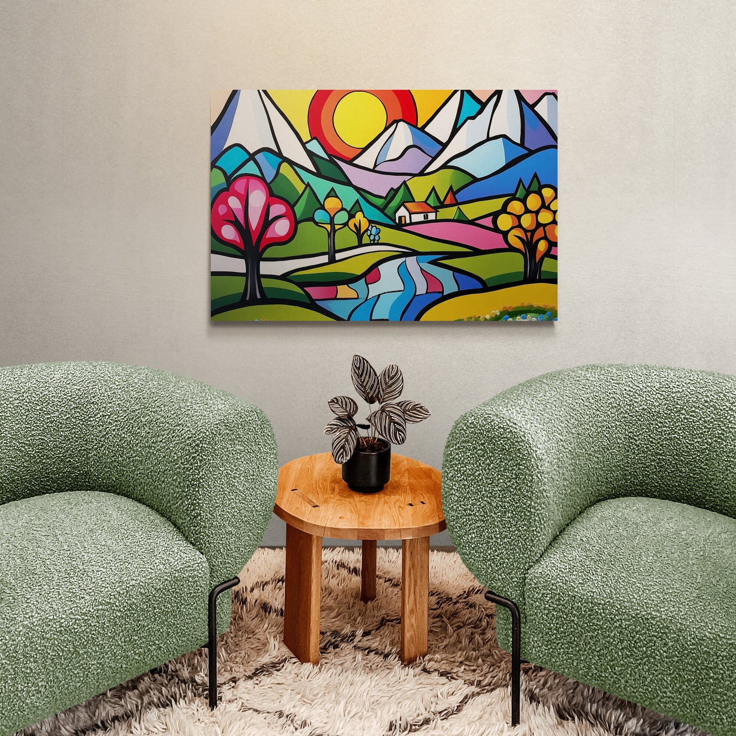 Joyful Mountain View
