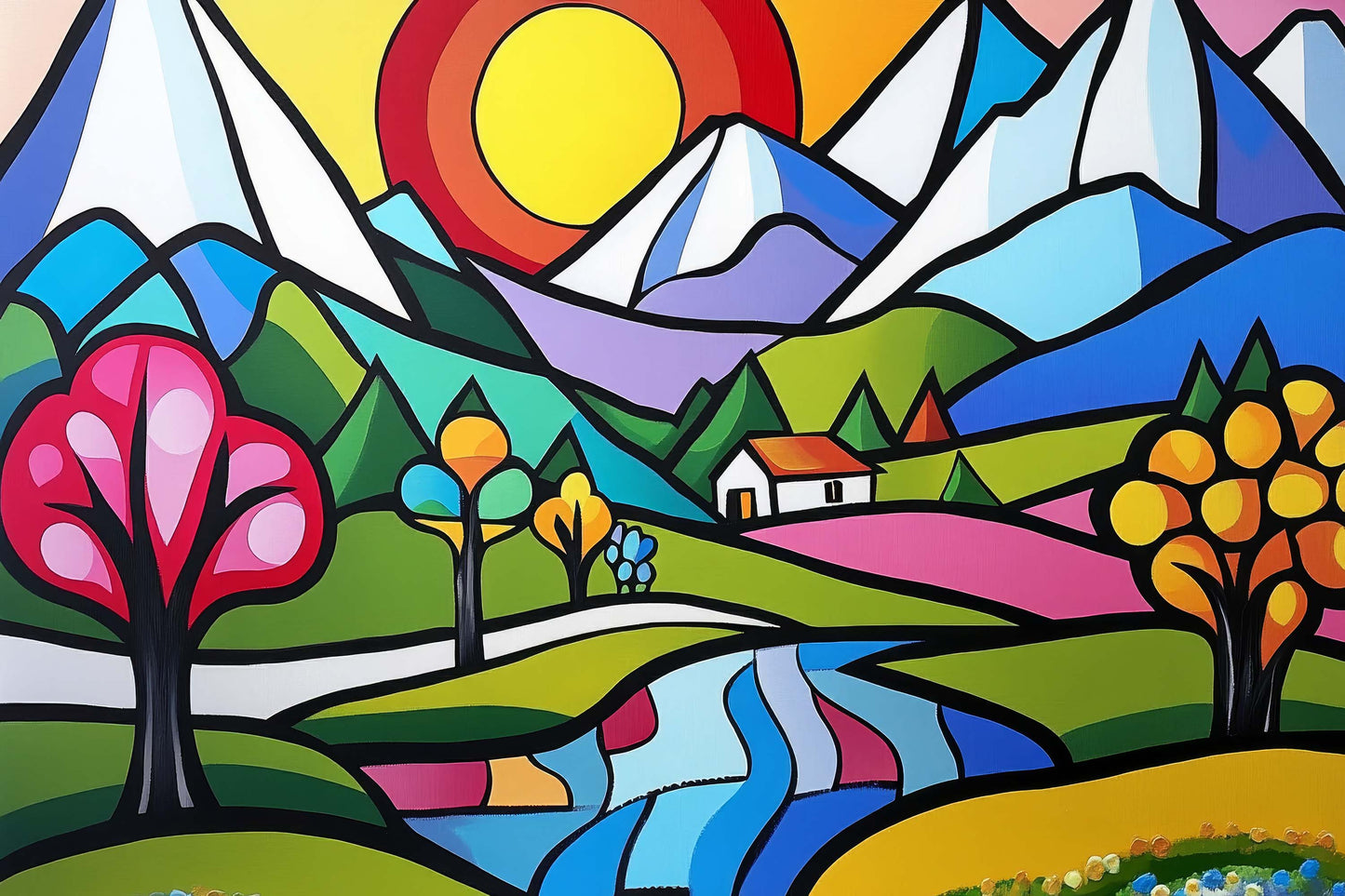 Joyful Mountain View