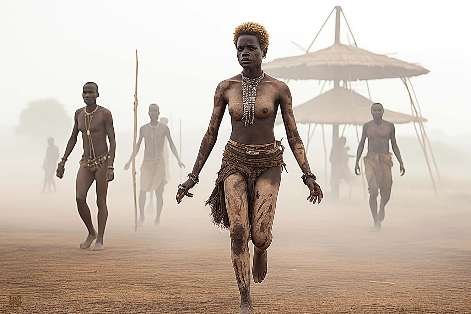 Nuba Queens #4 by Ludwig