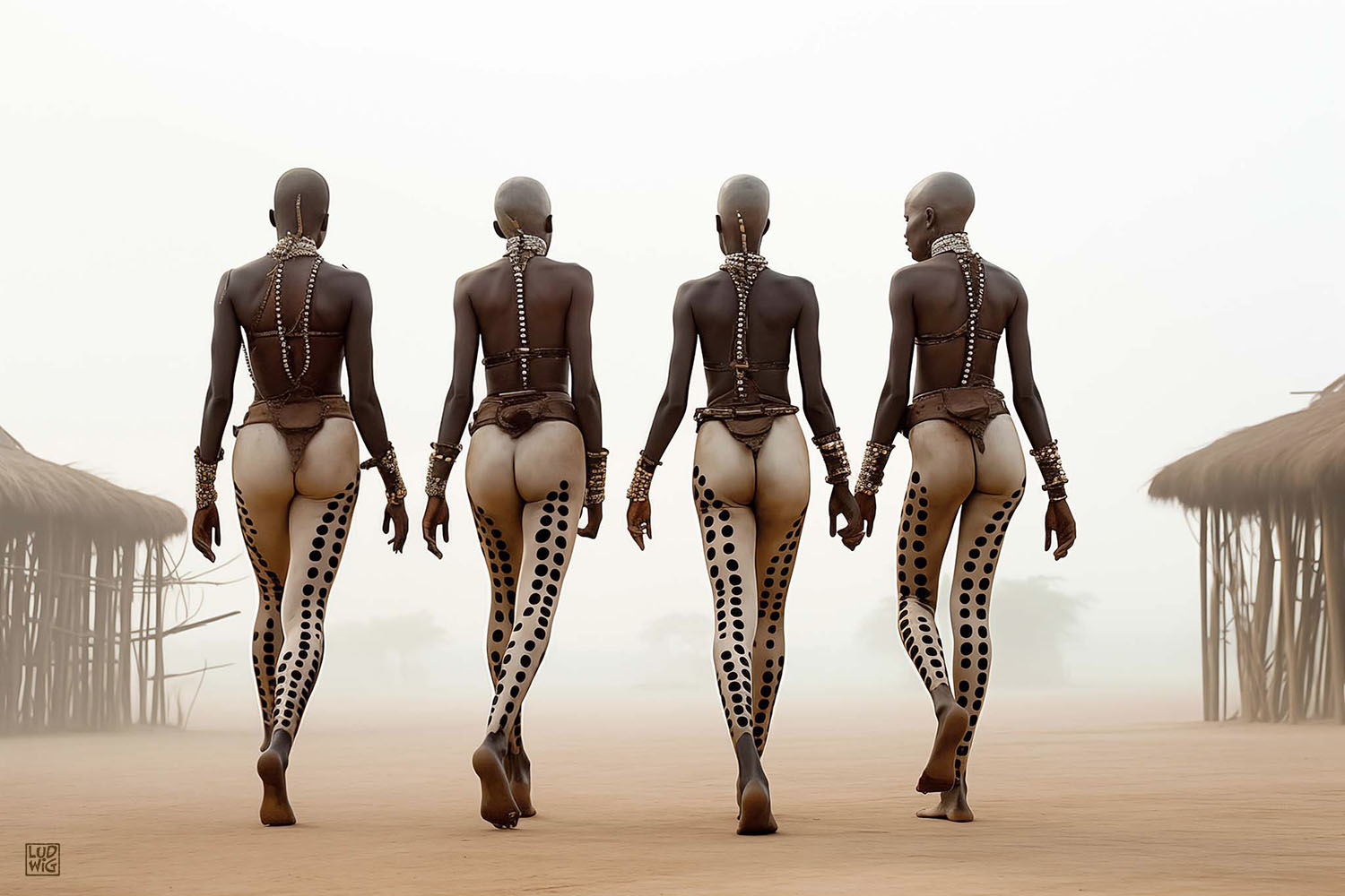 Nuba Queens #3 by Ludwig