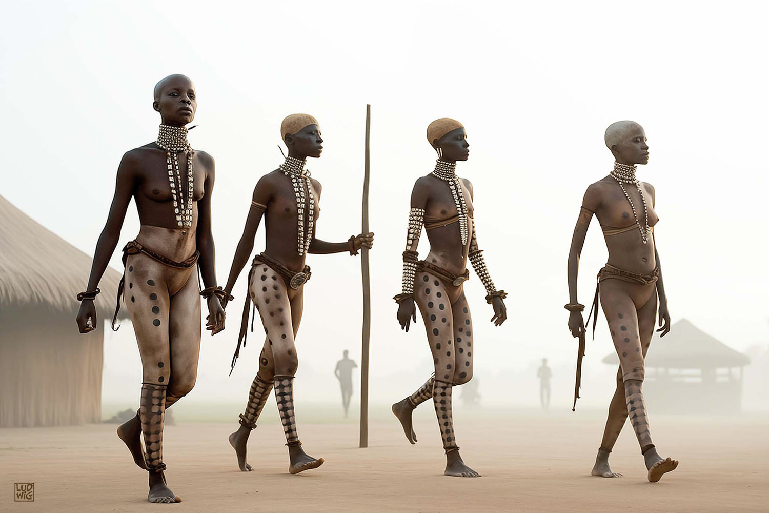 Nuba Queens #1 by Ludwig