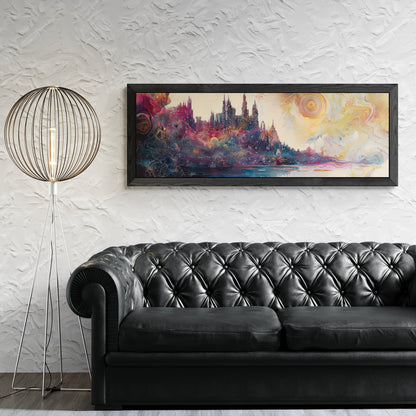 Gaudi Castle over Lake