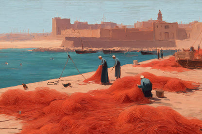 Bright red Nets