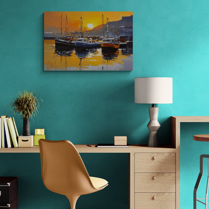 Harbour Sunset Reflections